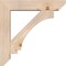 Ekena Millwork Imperial Slat Smooth Bracket w/ Offset Brace, Douglas Fir, 7 1/2"W x 36"D x 36"H BKT0806X36X36IMP06SDF - alternate 2